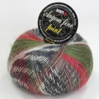 Ангора фине принт (Сеам) - 72 (красн-сер-зел)