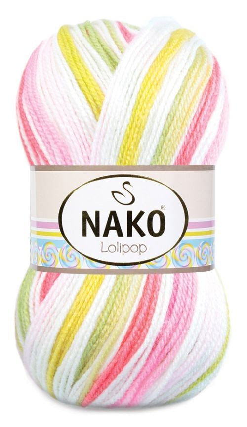Lolipop (Nako) - 81117 (роз/салат/красн)