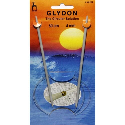 Спицы круговые пластиковые 80 см. GLYDON (PONY) арт.48952  4.00 мм.