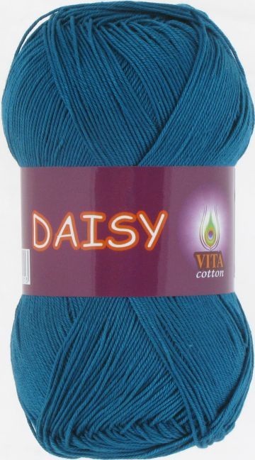 Пряжа Daisy Vita - 4429 (темная голубая бирюза)