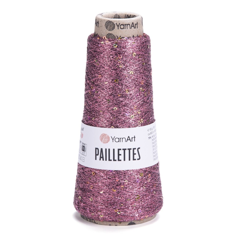 Paillettes YarnArt - 8004 (сухая роза)