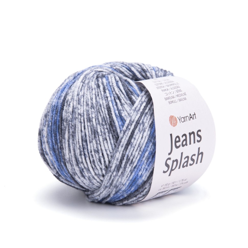 Jeans Splash, YarnArt - 947 (джинсовый принт)