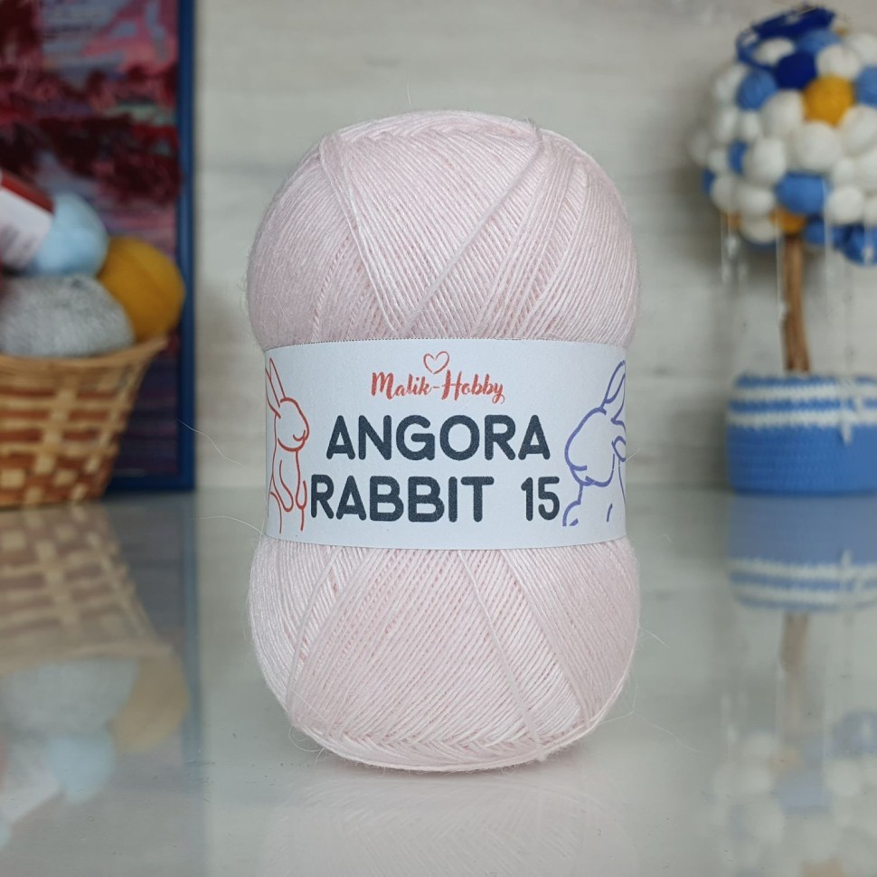 Angora Rabbit 15 - 017 (бледно-розовый)