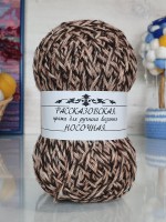 Носочная Рассказовская 100 г - 16 (меланж коричн/песоч)