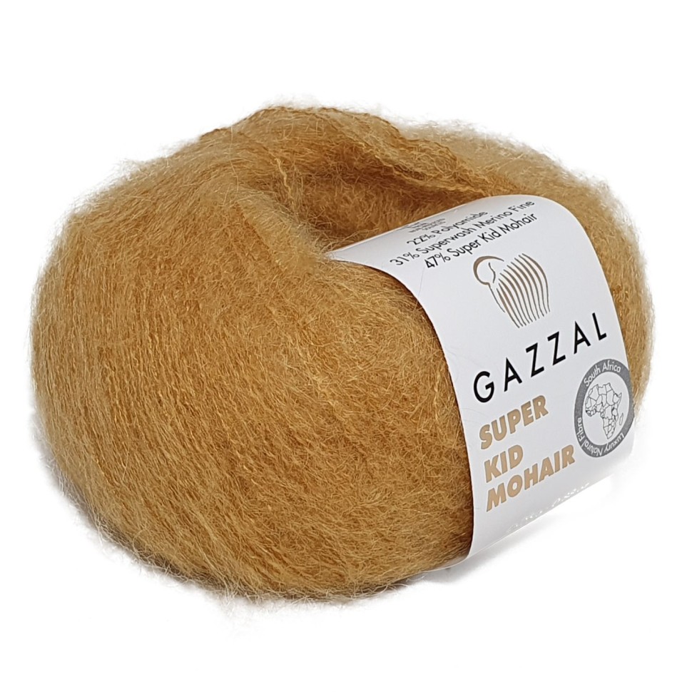 SUPER KID MOHAIR (Gazzal) - 64423 (охра)