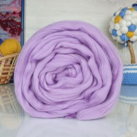 Тонкая шерсть (для валяния) - 389 (св.фиалка)