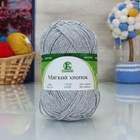 Мягкий хлопок (Камтекс) - 008 (серебристый)