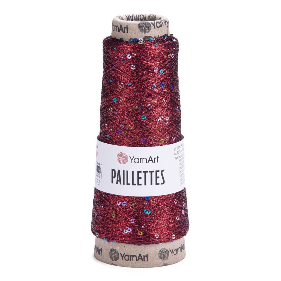 Paillettes YarnArt - 8006 (вишневый)