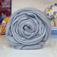 Тонкая шерсть (для валяния) - 174 (стальной)