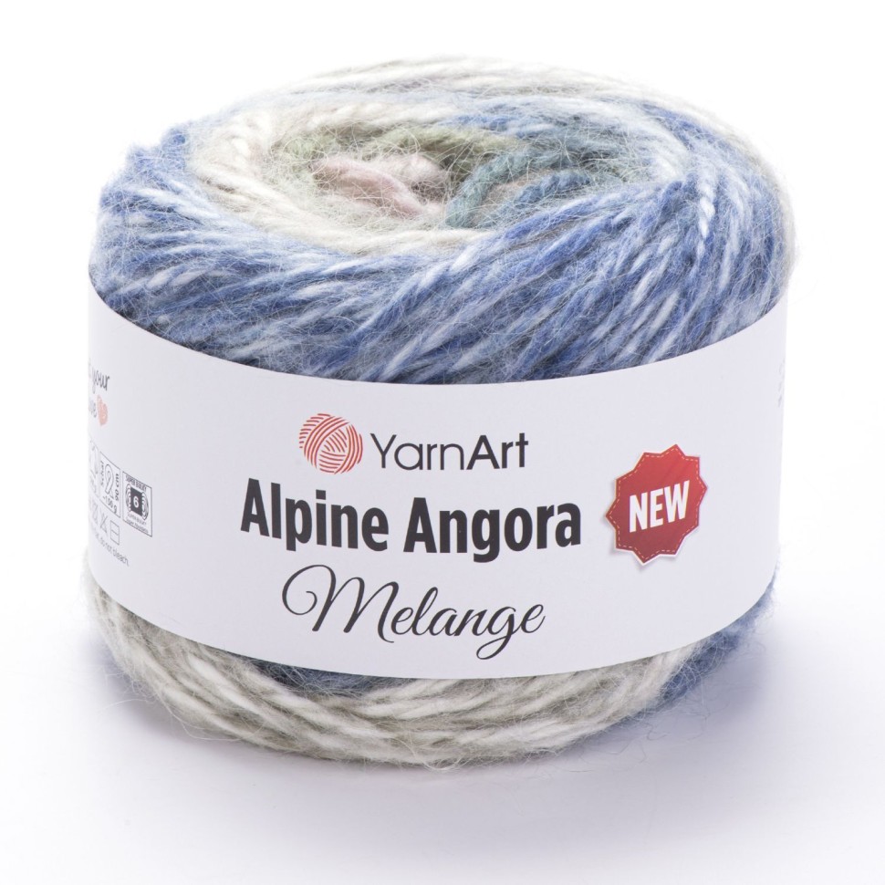 Alpine Angora Melange (YarnArt) - 6408 (джинс принт)
