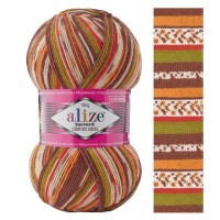 SUPERWASH 100 - 7709 (оранжево-коричневый принт)