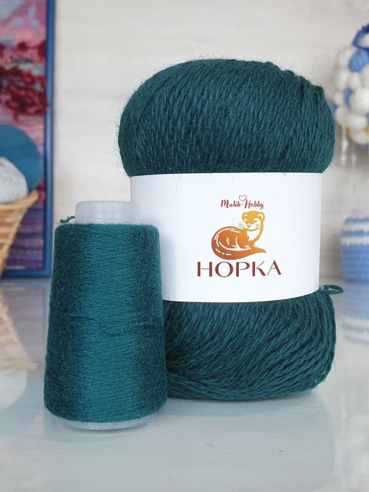 Норка M&H - 042 (тем.изумруд)