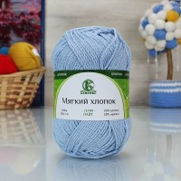 Мягкий хлопок (Камтекс) - 015 (голубой)