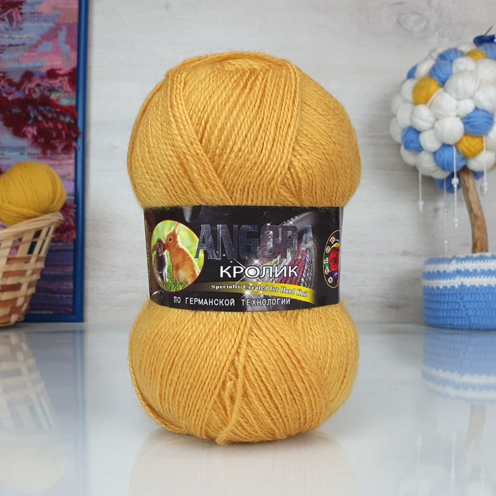 Ангора кролик - 123 (св.горчица)