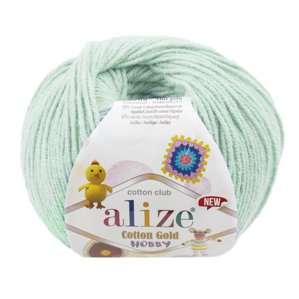 COTTON GOLD HOBBY NEW (ALIZE) - 522 (мята)
