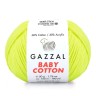 BABY COTTON (Gazzal) - 3462 (желтый неон)