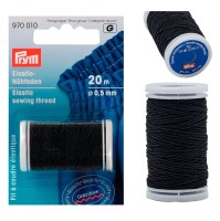 970010 Эластичная нить для шитья, 0,5 мм черный цв. Prym