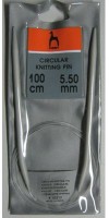 52212 Спицы круговые 100 см/ 5.50 мм