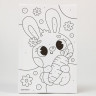Картина по номерам «Любопытный зайчик», 20 × 30 см
