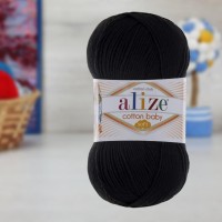 COTTON BABY SOFT (Ализе) - 60 (черный)