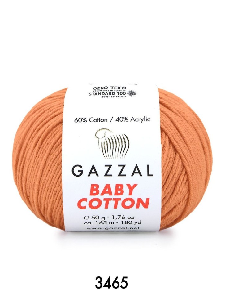 BABY COTTON (Gazzal) - 3465 (св.терракот)