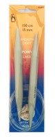 50572 PONY Спицы круговые 15,00 мм/ 150 см, пластик, 2 шт.