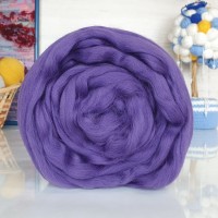 Тонкая шерсть (для валяния) - 484 (баклажан)