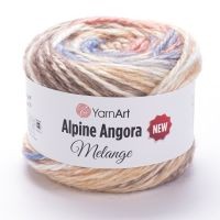 Alpine Angora Melange (YarnArt) - 6412 (бирюзовый принт)