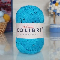 Kolibri с пайетками - 051 (бирюза с блест.пайет)