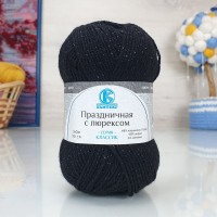 Праздничная с люрексом Камтекс - 003 (черный)