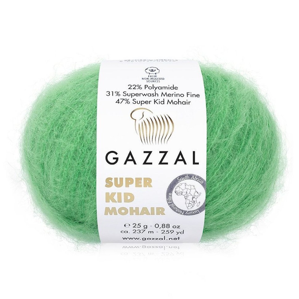 SUPER KID MOHAIR (Gazzal) - 64427 (св.салат)