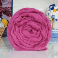 Тонкая шерсть (для валяния) - 524 (св.амарант)