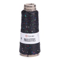 Paillettes YarnArt - 8010 (тем.графитовый)