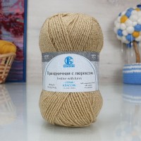 Праздничная с люрексом Камтекс - 006 (бежевый светлый)