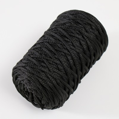 Шнур для вязания 100% полиэфир 3мм 100м/200±20гр (13-черный)