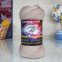 Белый леопард - 205 (серо-бежевый)