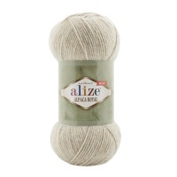 Alpaca royal new, Alize - 152 (бежевый меланж)
