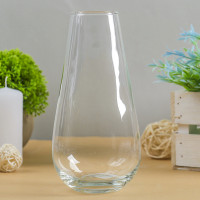 Ваза &quot;Весна&quot; 18/7   18х9см, d-4.5см  0,72л  прозрачная