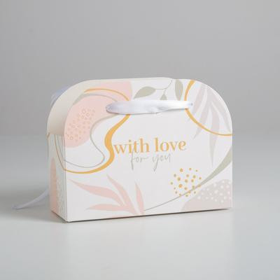 Переноска для цветов складная «With love for you», 17 × 13 × 7 см (5 шт.)