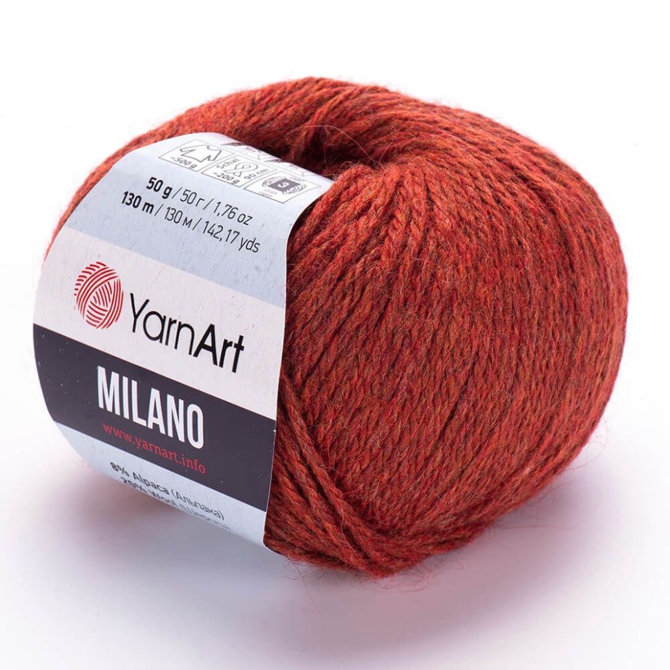 Milano (YarnArt) - 857 (терракот)