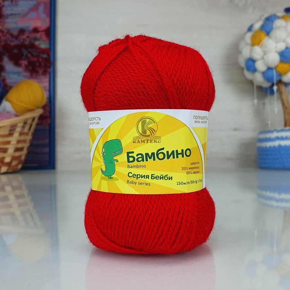 Бамбино (Камтекс) - 046 (красный)