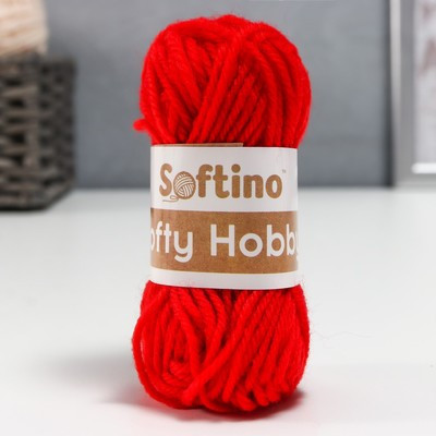 Пряжа 100% полиэстер "Softy Hobby" 18м ±2м 10 гр набор 12 шт