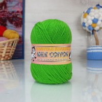 Милк коттон 170м Color City - 034 (зеленый неон)