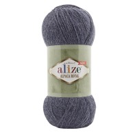 Alpaca royal new, Alize - 203 (джинс меланж)