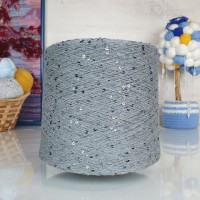 Kolibri с пайетками - 055 (серый с блест.пайет)