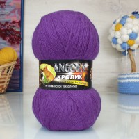 Ангора кролик - 231 (баклажан)