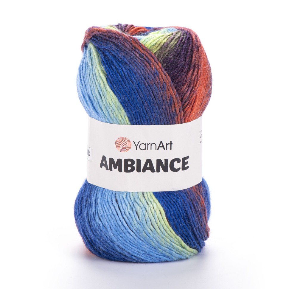 Ambiance (YarnArt) - 157 (рыжий/василек)