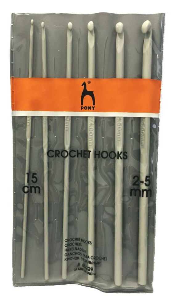 Набор крючков вязальных (Пони) арт.45229