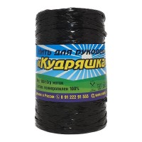 Нить для рукоделия "Кудряшка" "500гр." - 006 (черный)