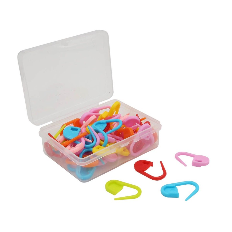 Прочее (HOBBY&PRO) Маркировщик петель в футляре, мультиколор 50 шт.